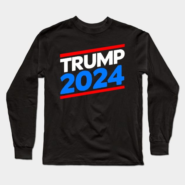 TRUMP 2024 GREAT AGAIN Long Sleeve T-Shirt by RboRB